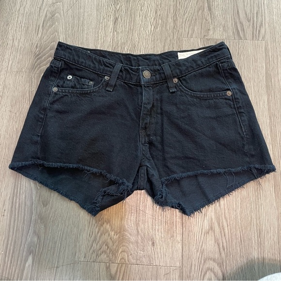 Rag & Bone black denim shorts - Picture 6 of 6